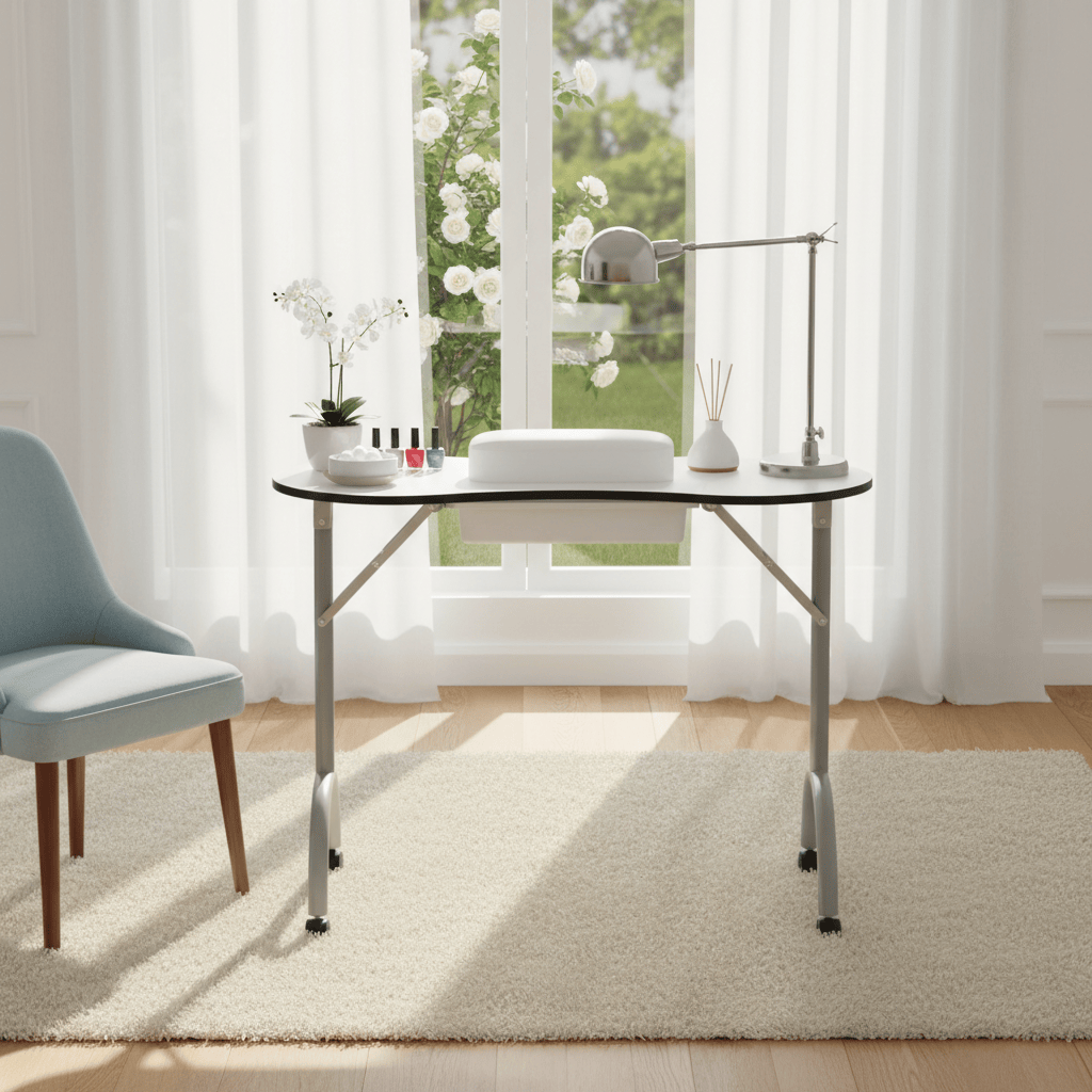 Table de manucure pliante professionnelle de 95 cm dans un institut - photo 7