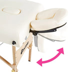 Table médicale pliante de 187 cm avec rembourrage épais et appui-tête - photo 5