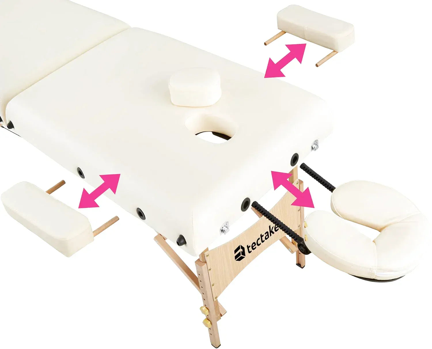 Table médicale pliante de 187 cm avec rembourrage épais et appui-tête - photo 2