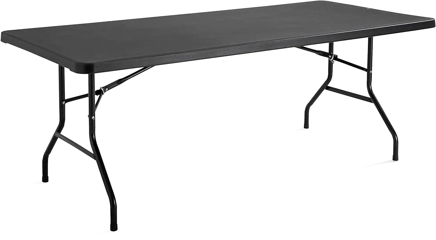 Table pliante 10 personnes de 200 x 90 cm avec structure acier noire