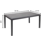 Table pliante 12 personnes de 220 x 90 cm dressée pour une réception - photo 3