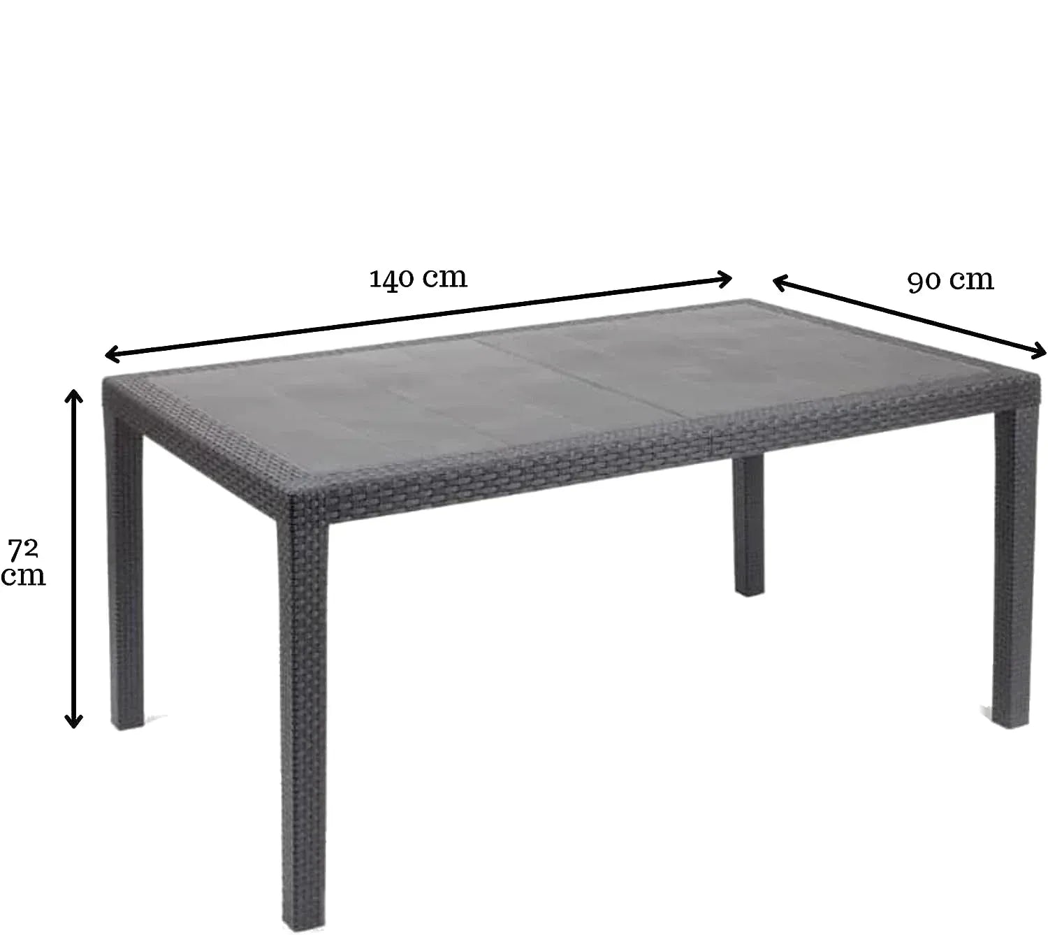 Table pliante 12 personnes de 220 x 90 cm dressée pour une réception - photo 3