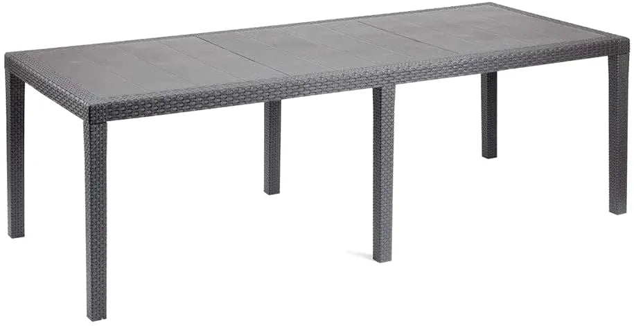 Table pliante 12 personnes de 220 x 90 cm dressée pour une réception