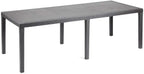 Table pliante 12 personnes de 220 x 90 cm dressée pour une réception