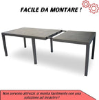 Table pliante 12 personnes de 220 x 90 cm dressée pour une réception - photo 4