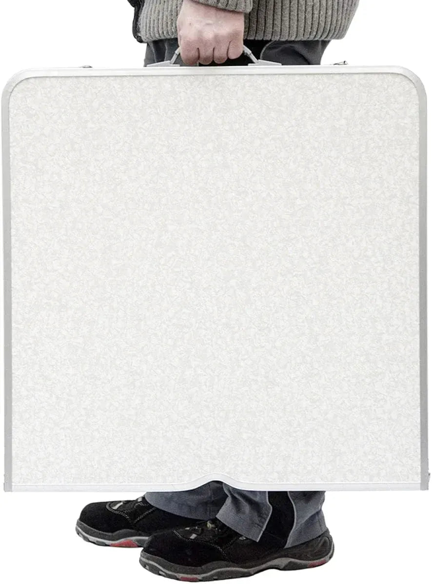Table pliante de 120 cm avec ouverture pour parasol au centre - photo 2
