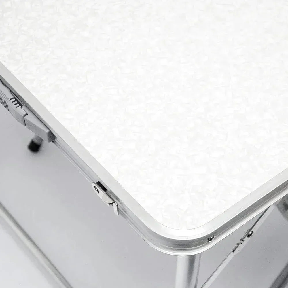 Table pliante de 120 cm avec ouverture pour parasol au centre - photo 3