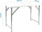 Table pliante 120 x 60 cm dépliée dans un séjour - photo 3
