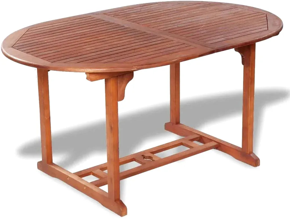 Table pliante 200 x 100 cm en acacia massif dans un jardin - photo 3