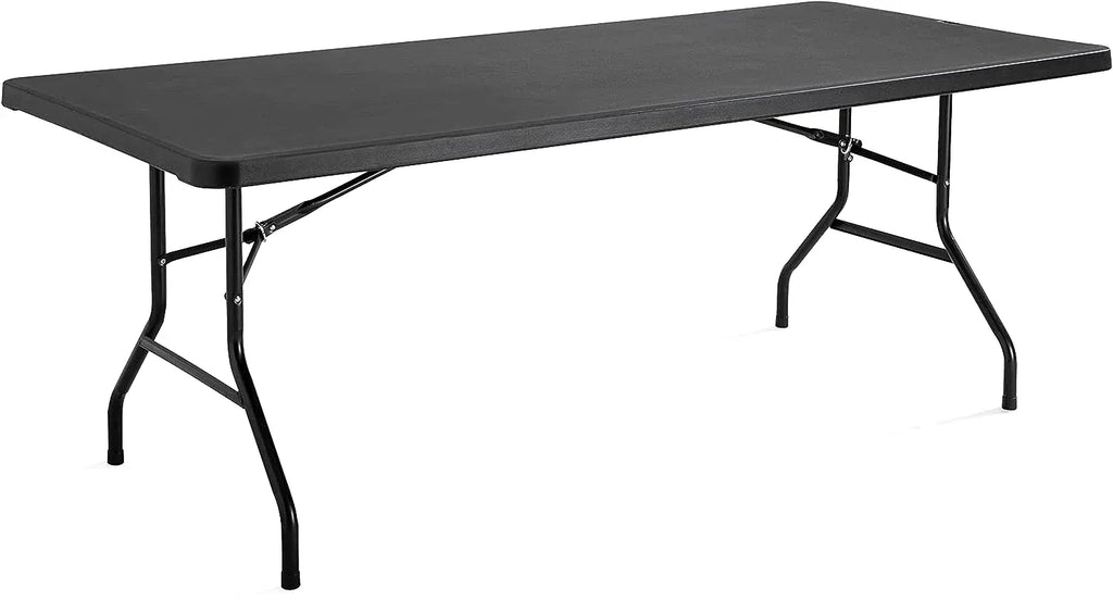 Table pliante 200 x 90 cm dressée pour dix convives