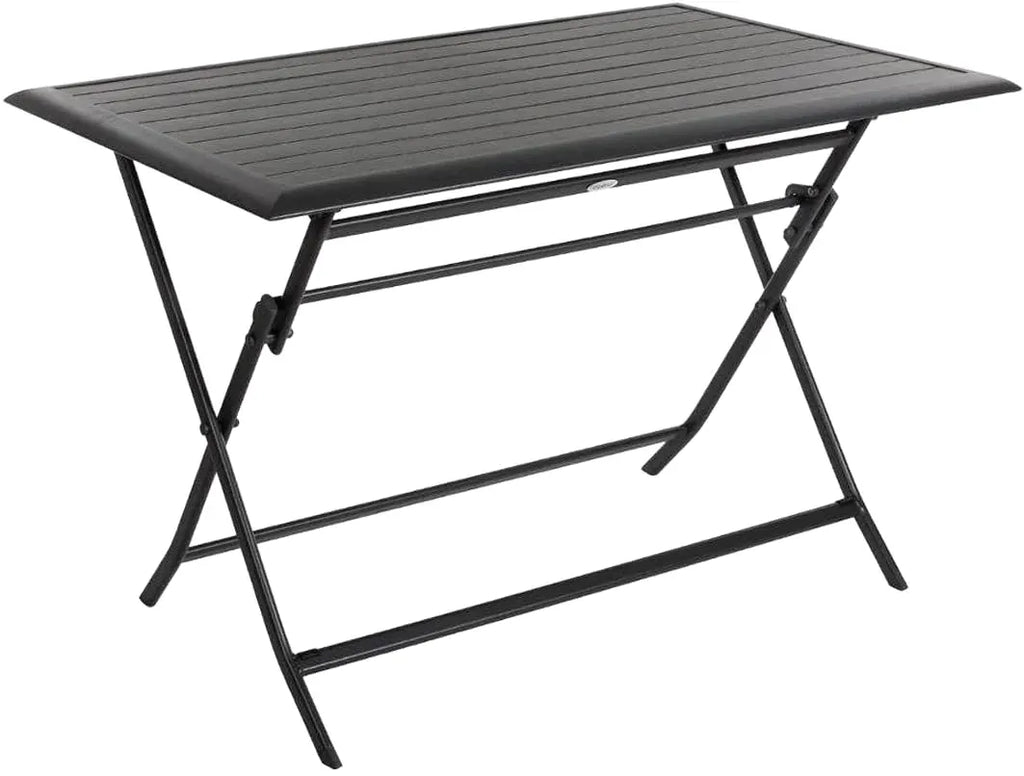 Table pliante 4 personnes en aluminium de 110 x 71 cm