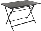 Table pliante 4 personnes en aluminium de 110 x 71 cm