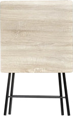 Table pliante carrée 60 x 60 cm en bois dans un coin repas - photo 2