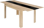 Table pliante 8 personnes de 140 cm avec ses rallonges déployées à 220 cm - photo 3