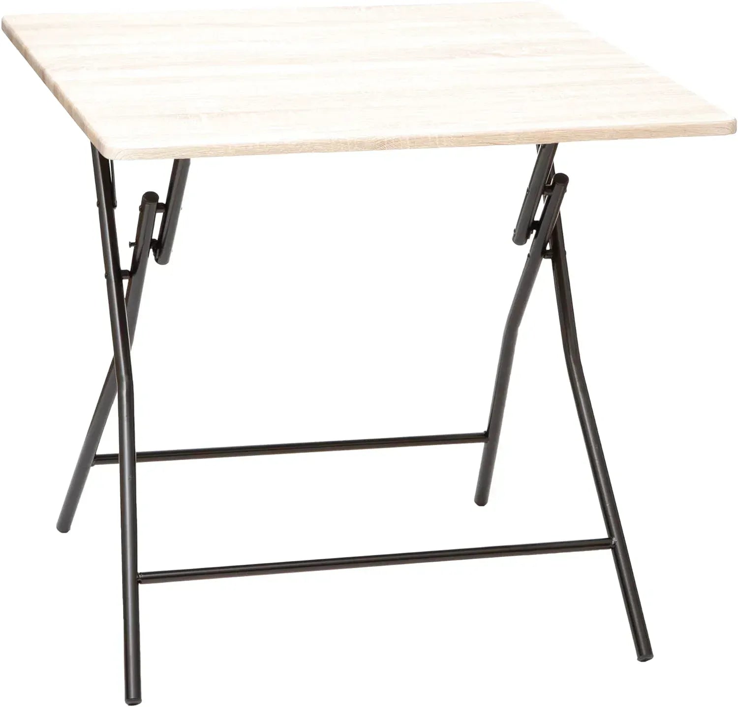 Table pliante carrée 80 x 80 cm en bois d'ingénierie