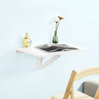 Table pliante fixée au mur en bois de pin de 60 x 40 cm - photo 2
