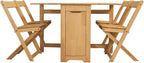 Table pliante avec quatre chaises intégrées rangées à l'intérieur - photo 4