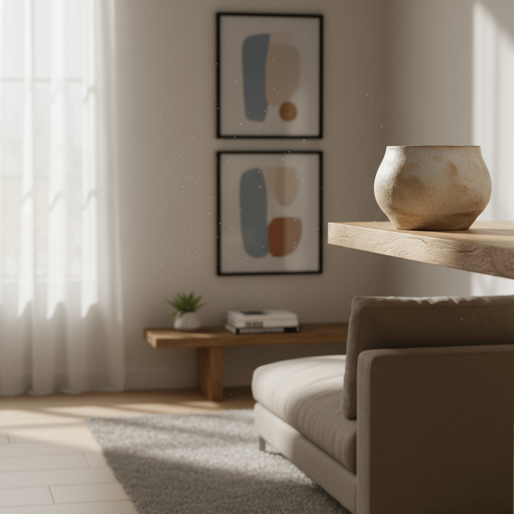 Table pliante avec rangement intégré en acier et bois - photo 5