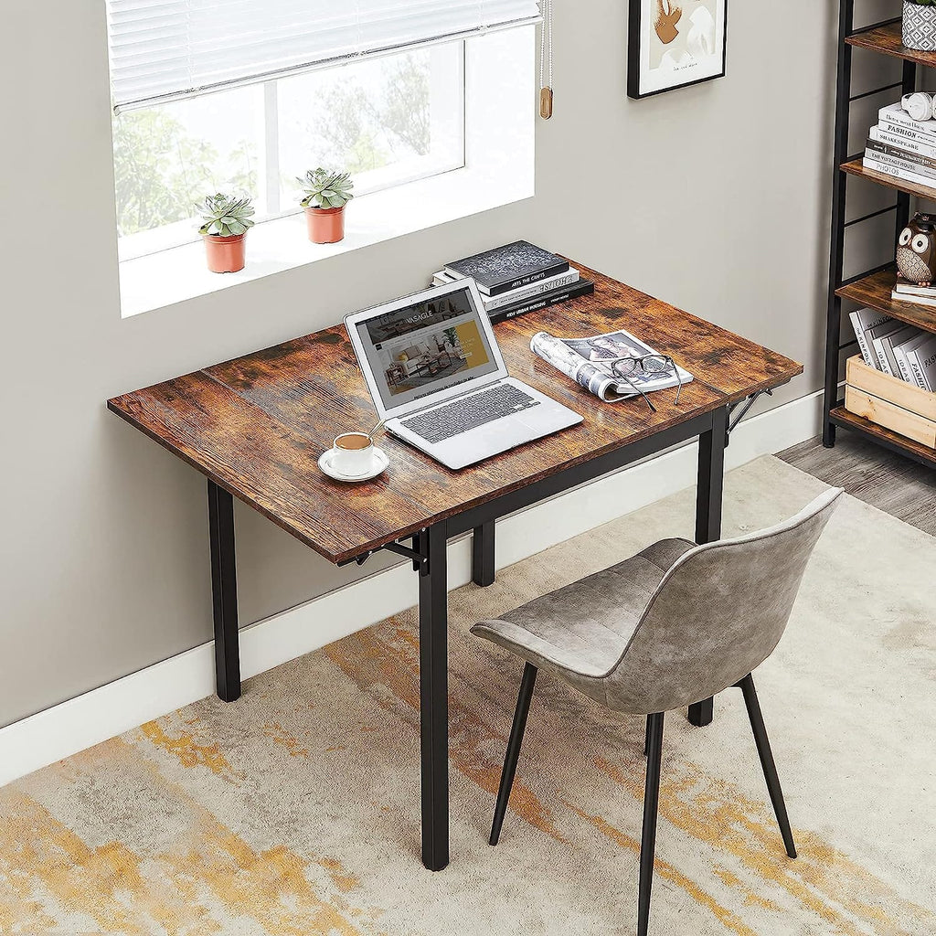 Table pliante extensible de 120 cm avec ses abattants relevés - photo 5