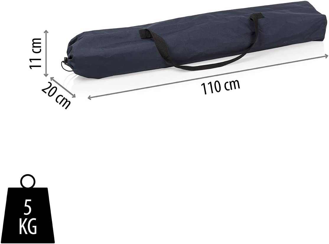 Table pliante d'extérieur pour balcon en aluminium de 110 cm - photo 4