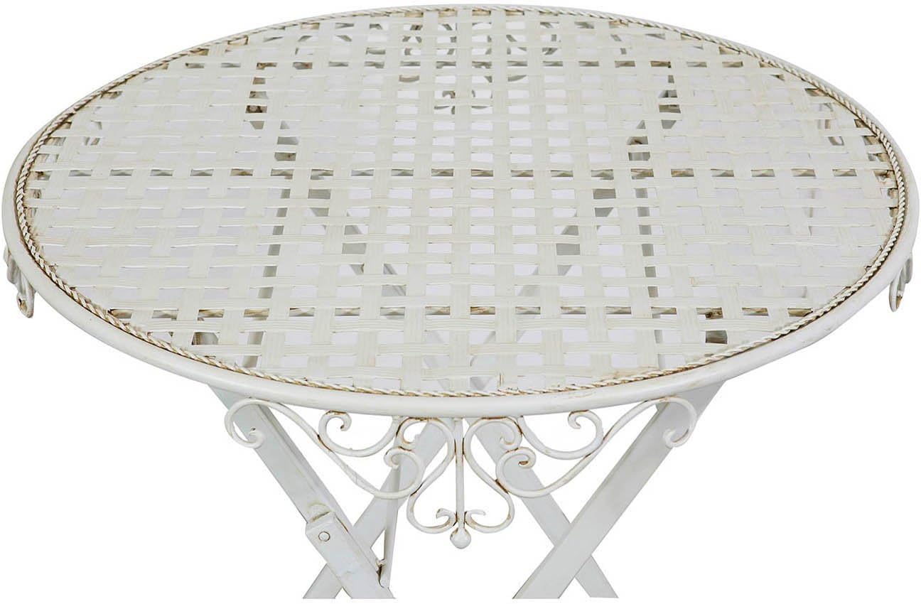 Table pliante en fer de 70 x 70 cm sur une terrasse - photo 4