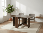 Table pliante d'intérieur de 163 cm dépliée dans une salle à manger - photo 8