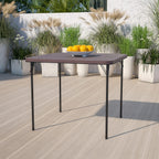 Table pliante carrée de 90 cm de largeur en plastique - photo 2