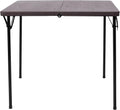 Table pliante carrée de 90 cm de largeur en plastique