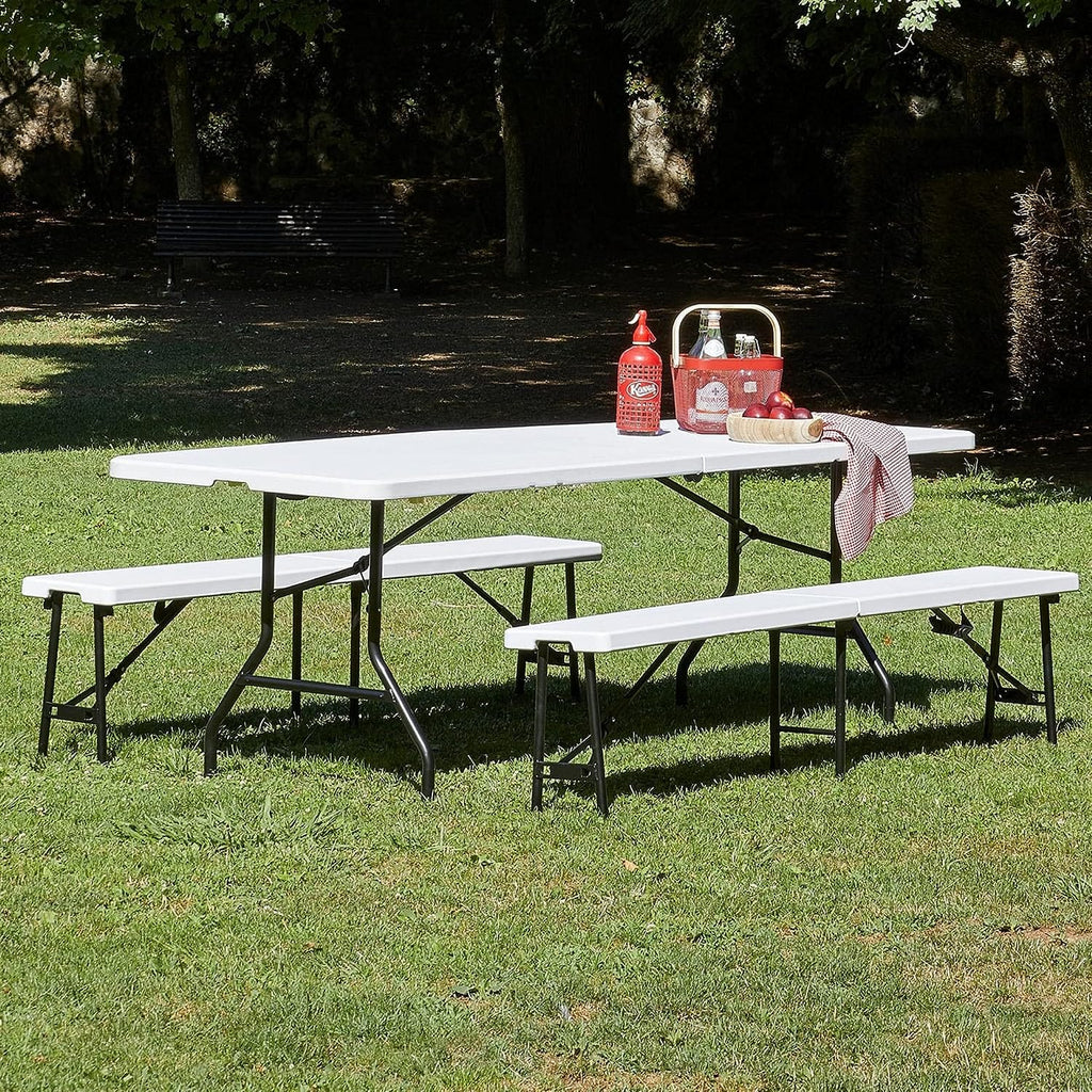 Table pliante multi usage de 180 cm en plastique - photo 2
