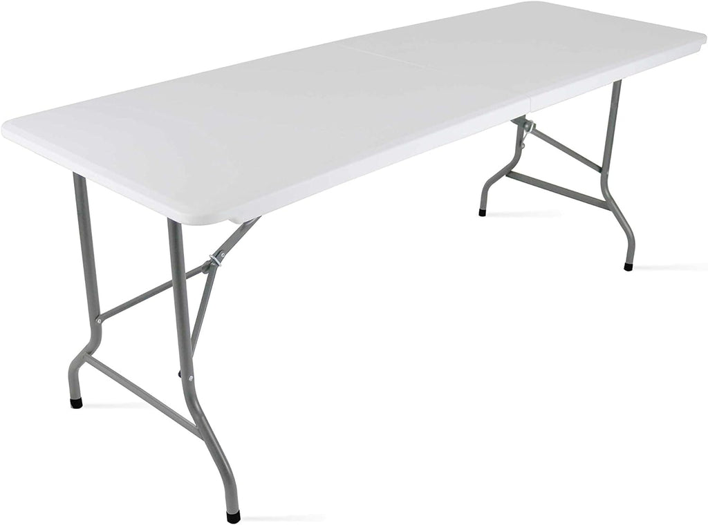 Table pliante multifonction de 180 cm en plastique et métal