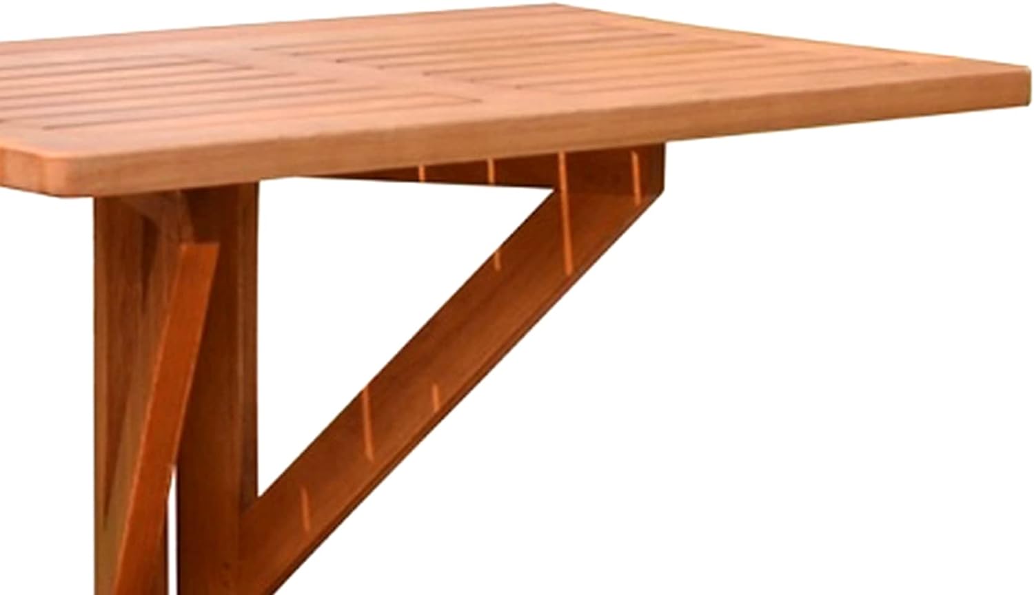 Table pliante pour fourgon aménagé en eucalyptus FSC de 60 x 40 cm - photo 2