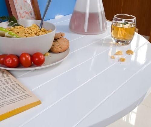 Table pliante pour intérieur de camping-car avec plateau demi-rond - photo 10