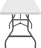 Table pliante en résine blanche de 183 cm pour réception - photo 2