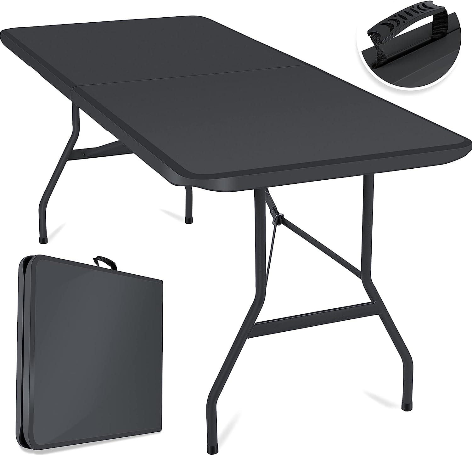Table pliante de salle des fêtes de 183 cm alignée pour un banquet - photo 2