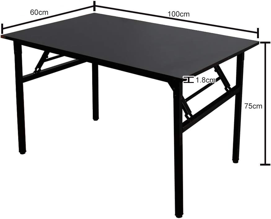 Table pliante solide de 100 x 60 cm servant de poste de travail - photo 2