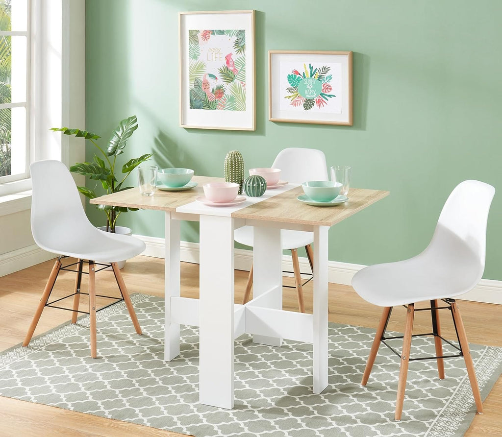 Table pliante pour studio de 104 cm dépliée dans un petit appartement - photo 5
