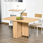 Table pliante gain de place de 140 cm dépliée dans un séjour - photo 4