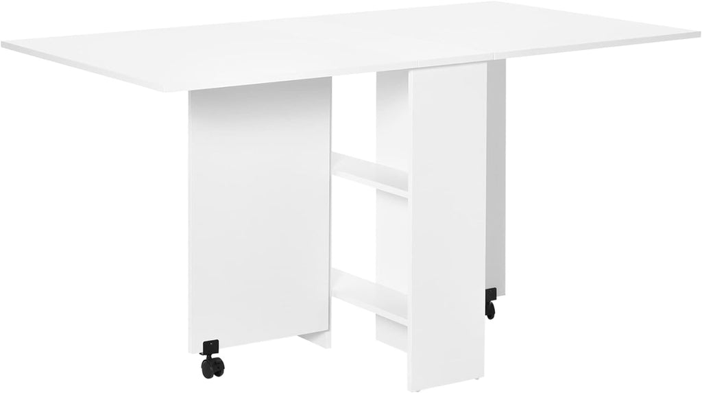 Table pliante gain de place de 140 cm dépliée dans un séjour - photo 6