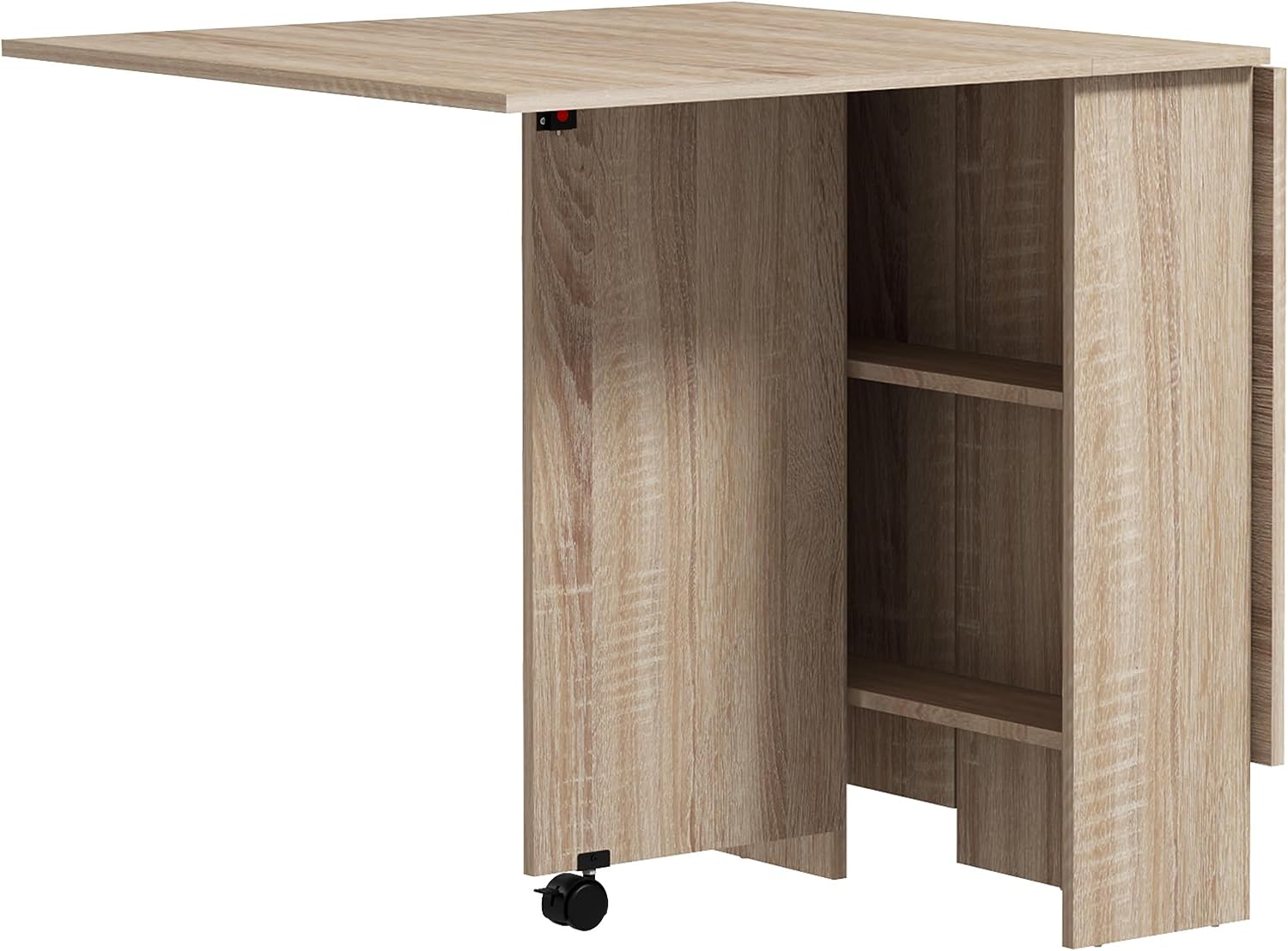 Table pliante gain de place de 140 cm dépliée dans un séjour - photo 8