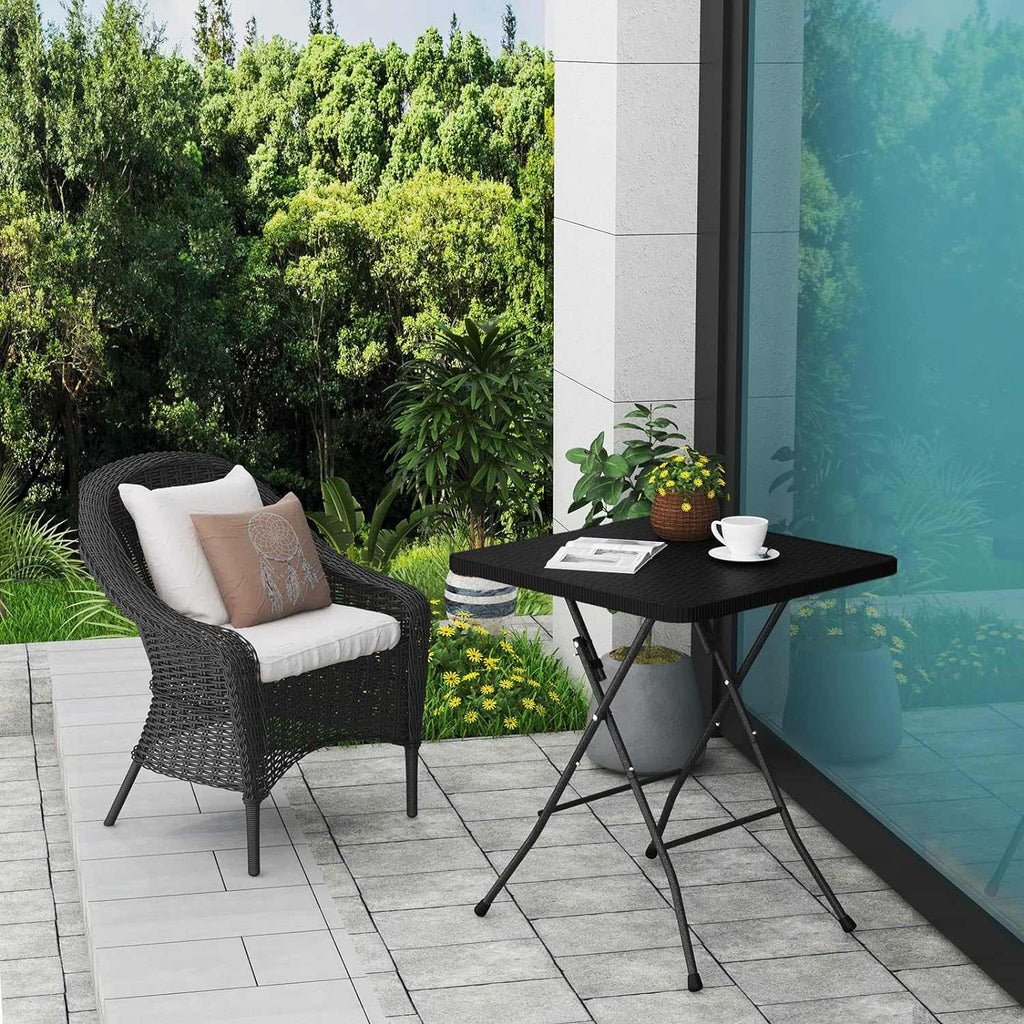 Table pliante pour terrasse et balcon en HDPE de 61 x 61 cm - photo 5