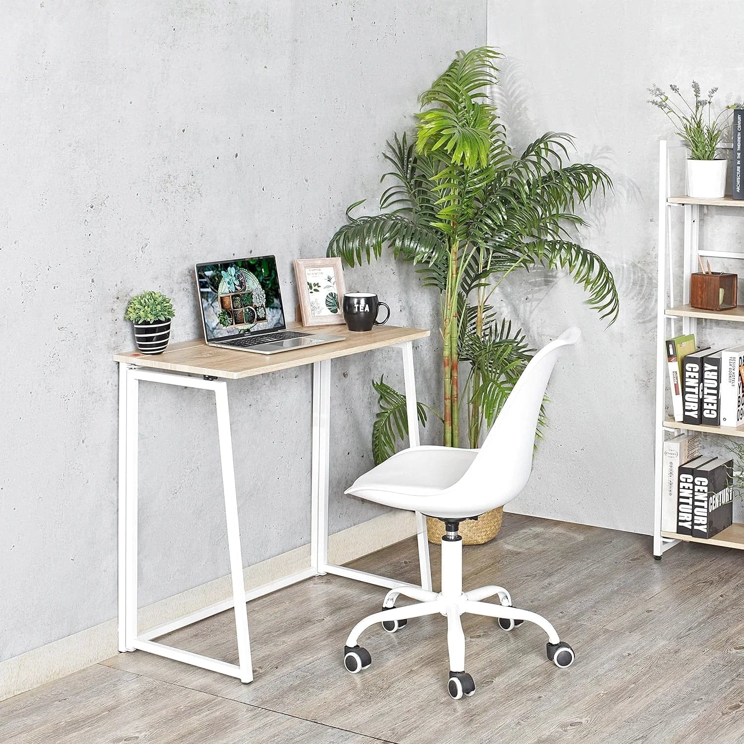 Table repas pliante étroite de 80 x 40 cm le long d'un mur - photo 2