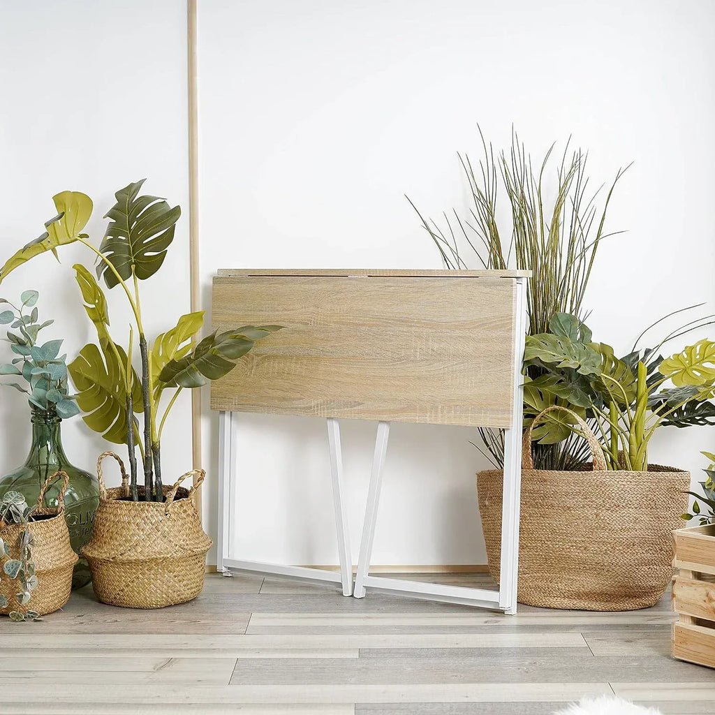 Table repas pliante étroite de 80 x 40 cm le long d'un mur - photo 4