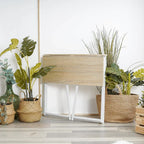 Table repas pliante étroite de 80 x 40 cm le long d'un mur - photo 4