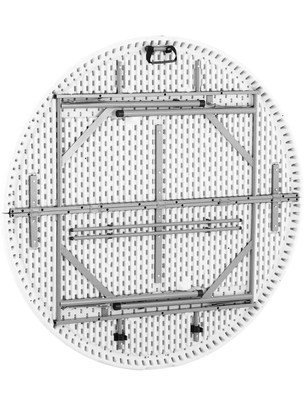 Table ronde pliante de 150 cm de diamètre installée pour un banquet - photo 3